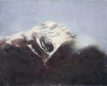 「Peak」というタイトルの絵画 Sergej Pisarenkoによって, オリジナルのアートワーク, オイル