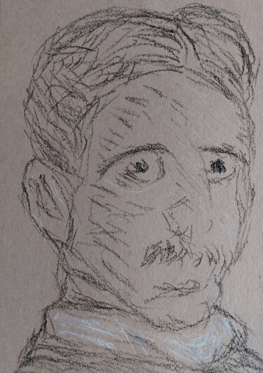 Dibujo titulada "Portrait of Nikola…" por Sergej Danko, Obra de arte original, Pastel