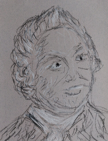 Drawing titled "Portrait of Mikhail…" by Sergej Danko, Original Artwork, Pastel