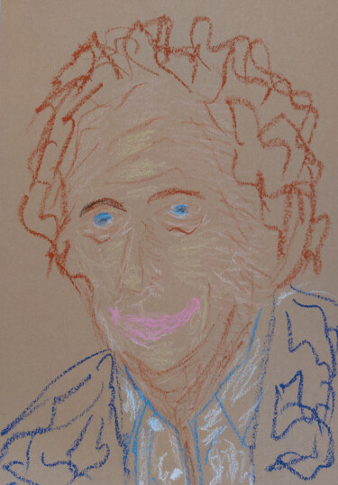 Dessin intitulée "Portrait of Pierre…" par Sergej Danko, Œuvre d'art originale, Pastel