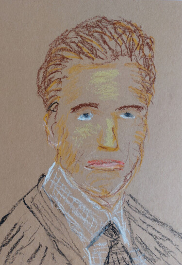 Drawing titled "Portrait of Arnold…" by Sergej Danko, Original Artwork, Pastel