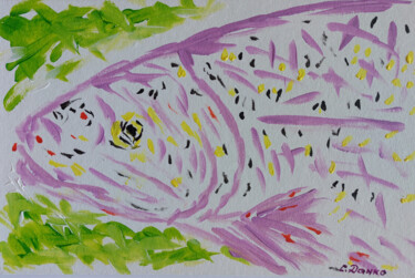 Pintura intitulada "Rainbow Trout" por Sergej Danko, Obras de arte originais, Acrílico