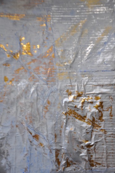 Peinture intitulée "horizon doré" par Serge Leroux, Œuvre d'art originale, Acrylique Monté sur Autre panneau rigide