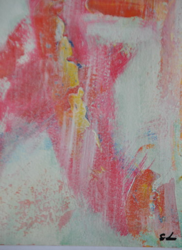 Pittura intitolato "Pente douce" da Serge Leroux, Opera d'arte originale, Acrilico Montato su Altro pannello rigido