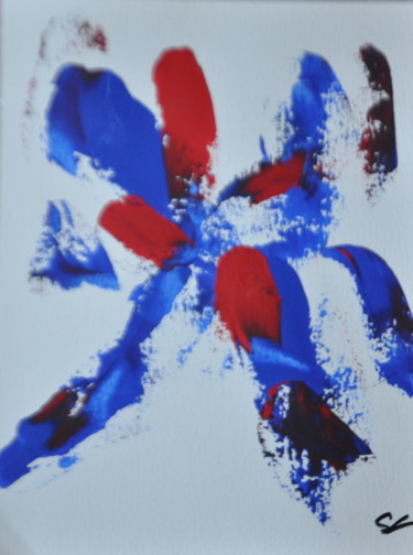 Peinture intitulée "14 Juillet" par Serge Leroux, Œuvre d'art originale, Acrylique