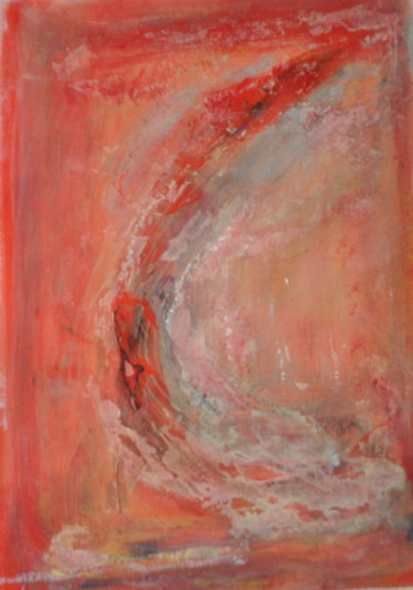 Painting titled "Roseau pensant" by Serge Leroux, Original Artwork, Acrylic