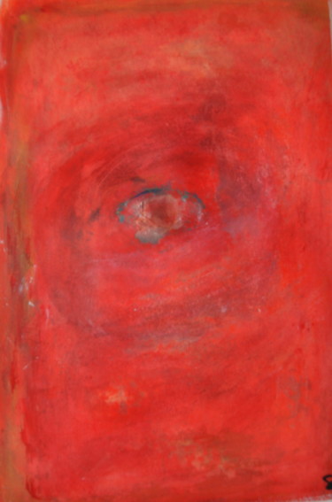 Painting titled "L'oeil du Cyclope" by Serge Leroux, Original Artwork, Acrylic