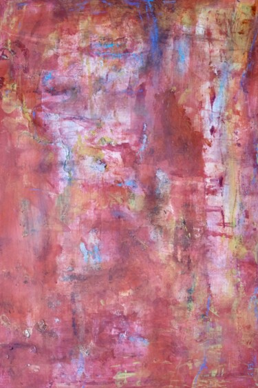 Malerei mit dem Titel "Rose Land" von Serge Leroux, Original-Kunstwerk, Acryl