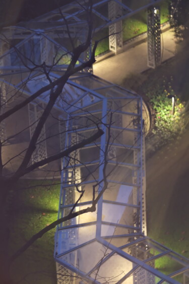 Fotografia intitolato "Chemin de lumière" da Serge Leroux, Opera d'arte originale, Fotografia digitale