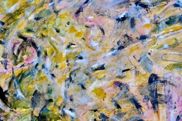 Painting titled "Douceur 2" by Serge Leroux, Original Artwork, Acrylic
