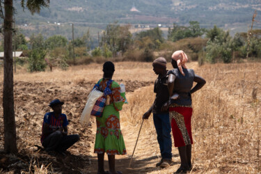 Φωτογραφία με τίτλο "Discussion kenyane" από Serge Leroux, Αυθεντικά έργα τέχνης, Ψηφιακή φωτογραφία