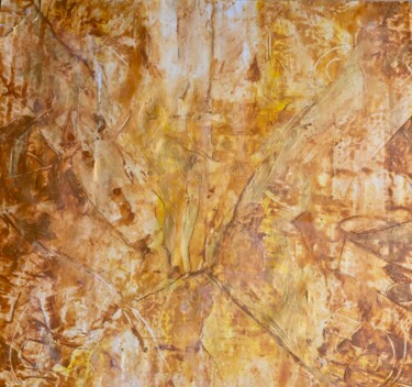 Peinture intitulée "Couleur d'automne" par Serge Leroux, Œuvre d'art originale, Acrylique Monté sur Carton