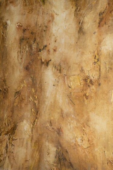 Painting titled "Terre de Sienne 6" by Serge Leroux, Original Artwork, Acrylic