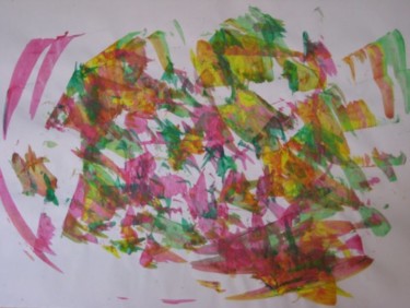 Peinture intitulée "Couleurs 3" par Sergentdelire, Œuvre d'art originale, Huile