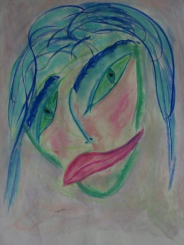 Peinture intitulée "quelle bouche" par Sergentdelire, Œuvre d'art originale, Huile