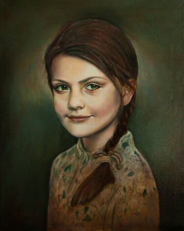 Pintura titulada "princess Estel Silv…" por Sergey Belikov, Obra de arte original, Oleo
