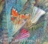 Картина под названием "Butterflies. Detail…" - Sergey Chesnokov-Ladyzhesky, Подлинное произведение искусства
