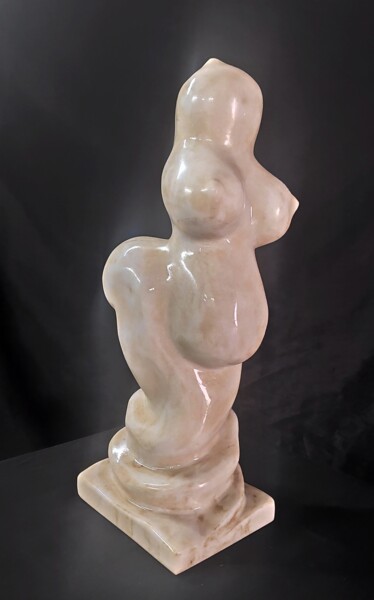Escultura intitulada "Джина" por Sergey Davidovsky, Obras de arte originais, Pedra