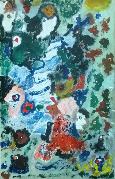 Malerei mit dem Titel "Child's Fantasies 2" von Sergey Gritsaenko, Original-Kunstwerk, Acryl