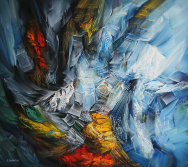 Malerei mit dem Titel "January" von Sergey Inkatov, Original-Kunstwerk, Öl