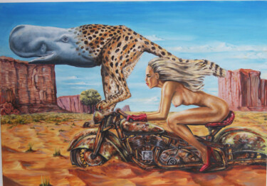 Malerei mit dem Titel "blondy" von Sergey Kirillov, Original-Kunstwerk, Öl