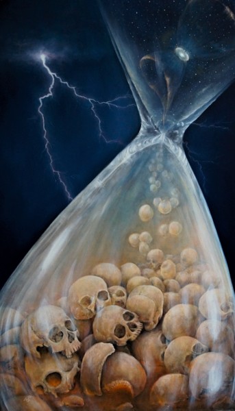 Painting titled "Stardust" by Sergey Kolesnikov (Ks), Original Artwork, Oil