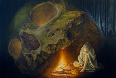 Painting titled "Lost" by Sergey Kolesnikov (Ks), Original Artwork, Oil