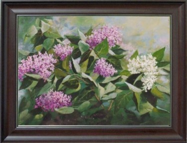 Картина под названием "lilac" - Sergey Kolodyazhniy, Подлинное произведение искусства