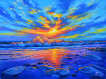 绘画 标题为“Seascape (ART003500…” 由Sergey Kolodyazhniy, 原创艺术品, 油