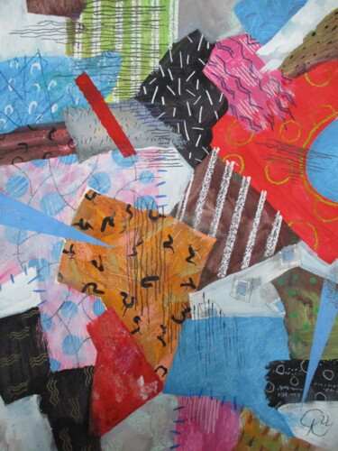 Peinture intitulée "Abstract World" par Sergey Kostin, Œuvre d'art originale, Acrylique