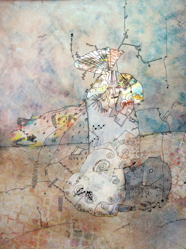 Рисунок под названием "Wonderland" - Sergey Kostin, Подлинное произведение искусства, Графит