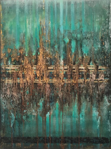 Картина под названием "SUSPENSE" - Sergey Makhov, Подлинное произведение искусства, Акрил Установлен на Деревянная рама для…