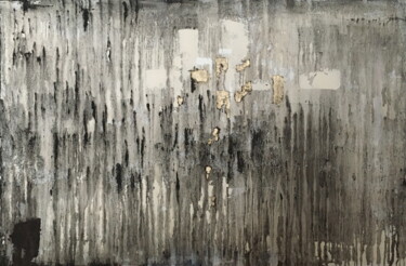 Pittura intitolato "Blind rain. Paintin…" da Sergey Makhov, Opera d'arte originale, Acrilico Montato su Telaio per barella i…