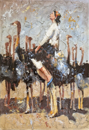 Ζωγραφική με τίτλο "Renaissance" από Sergey Makhov, Αυθεντικά έργα τέχνης, Λάδι Τοποθετήθηκε στο Ξύλινο φορείο σκελετό