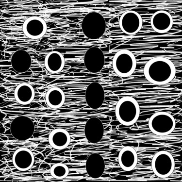 Цифровое искусство под названием "Black and White Str…" - Sergey Mikushin, Подлинное произведение искусства, 2D Цифровая Раб…
