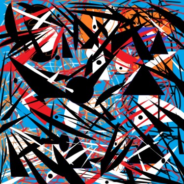 Цифровое искусство под названием "Composition No. 1Q" - Sergey Mikushin, Подлинное произведение искусства, 2D Цифровая Работа