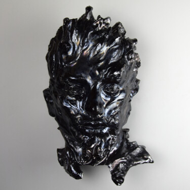 Skulptur mit dem Titel "Fan Delft" von Sergey Sovkov, Original-Kunstwerk, Keramik