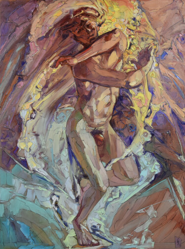 Malerei mit dem Titel "Entering Life" von Sergey Sovkov, Original-Kunstwerk