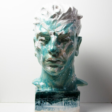 Sculpture titled "Ice Creek" by Sergey Sovkov, Original Artwork, Ceramics