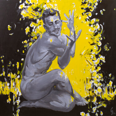 Painting titled "Dance of flowers" by Sergey Sovkov, Original Artwork, Acrylic