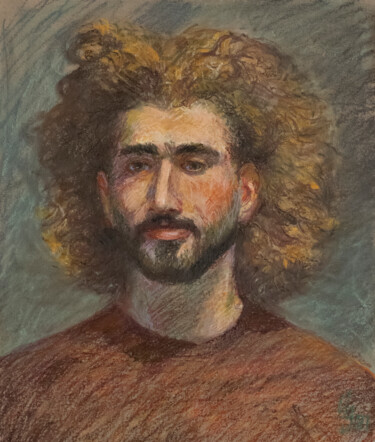 Disegno intitolato "Mo" da Sergey Sovkov, Opera d'arte originale, Pastello