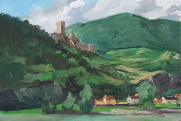 Painting titled "Wachau" by Sergey Sovkov, Original Artwork, Oil