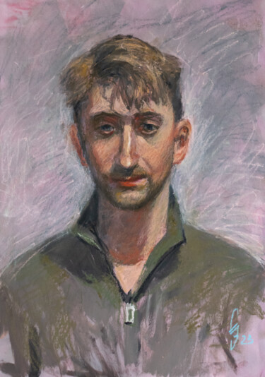 Рисунок под названием "Portrait of Philip" - Sergey Sovkov, Подлинное произведение искусства, Пастель