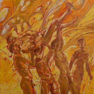 Malerei mit dem Titel "Bathed in sunlight." von Sergey Sovkov, Original-Kunstwerk, Öl