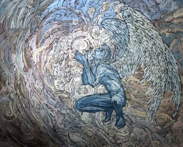Картина под названием "Heavenly meal" - Sergey Sovkov, Подлинное произведение искусства, Масло