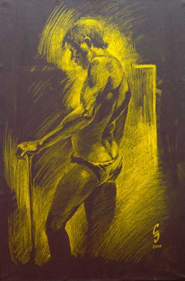 Drawing titled "Sketching №7" by Sergey Sovkov, Original Artwork, Pastel