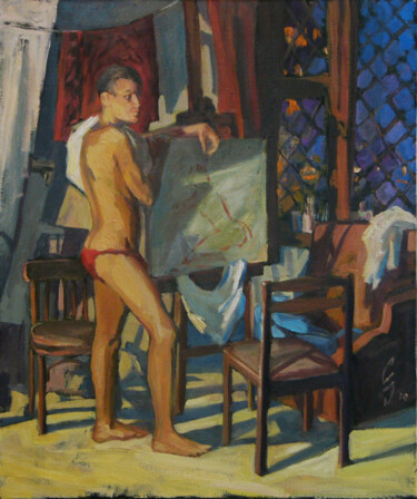 Painting titled "Etude №83" by Sergey Sovkov, Original Artwork, Oil