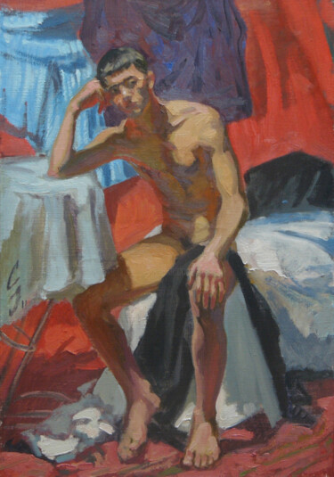 Painting titled "Etude №89" by Sergey Sovkov, Original Artwork, Oil