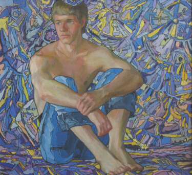 Painting titled "Dreamer" by Sergey Sovkov, Original Artwork, Oil