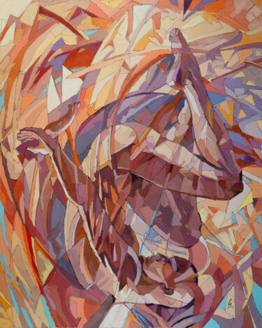 Картина под названием "Icarus" - Sergey Sovkov, Подлинное произведение искусства, Масло
